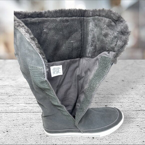 Converse All Star CT Beverly Womens Size 11 Gray Over Calf Winter Boots 525944C - Picture 10 of 10
